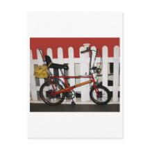 Rode  fietsenretro 1970-kaper