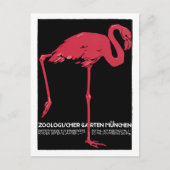  Rode flamingo München dierentuin Briefkaart (Voorkant)