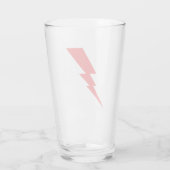 Rode Flash-bliksembolt Glas (Achterkant)