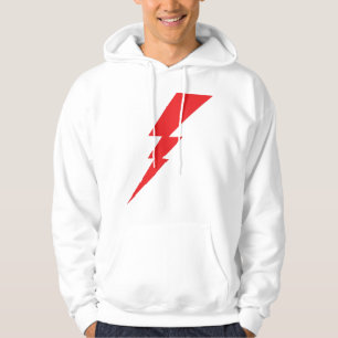 Rode Flash-bliksembolt Hoodie