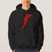 Rode Flash-bliksembolt Hoodie (Voorkant)