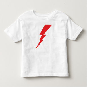Rode Flash-bliksembolt Kinder Shirts