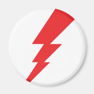 Rode Flash-bliksembolt Magneet