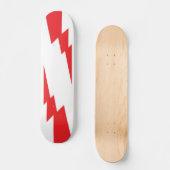 Rode Flash-bliksembolt Persoonlijk Skateboard (Voorkant)