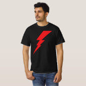 Rode Flash-bliksembolt T-shirt (Voorkant volledig)