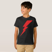 Rode Flash-bliksembolt T-shirt (Voorkant volledig)