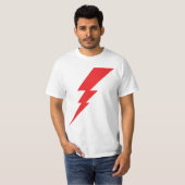 Rode Flash-bliksembolt T-shirt (Voorkant volledig)