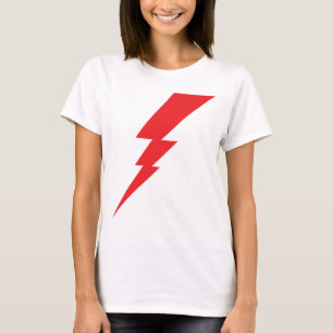 Rode Flash-bliksembolt T-shirt