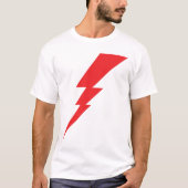Rode Flash-bliksembolt T-shirt (Voorkant)