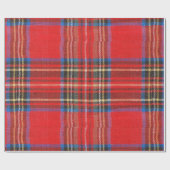 Rode flatel afdrukken cadeaupapier (Vlak)