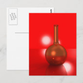 rode fles briefkaart (Voorkant / Achterkant)