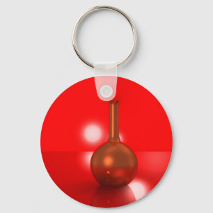 rode fles sleutelhanger