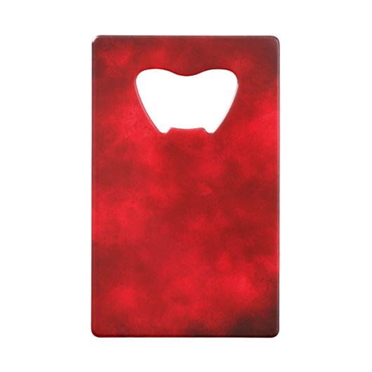 Rode flesopener creditkaart flessenopener (Achterkant)