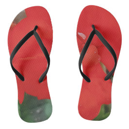 Rode flip-flop teenslippers