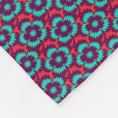  rode flora Dianthus Barbatus Fleece Deken (Hoek)