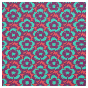 rode flora Dianthus Barbatus Stof