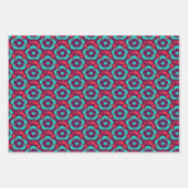 rode flora Dianthus Barbatus Wra Inpakpapier Vel (Voorkant 3)