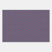 rode flora Dianthus Barbatus Wra Inpakpapier Vel (Voorkant)