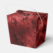 Rode Floral Bedankdoosjes (Achterkant)