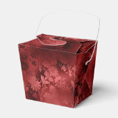 Rode Floral Bedankdoosjes (Voorkant Zijde)