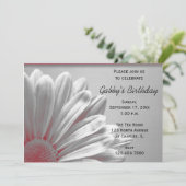 Rode Floral hoogtepunten op zaterdag Kaart (Staand voorkant)