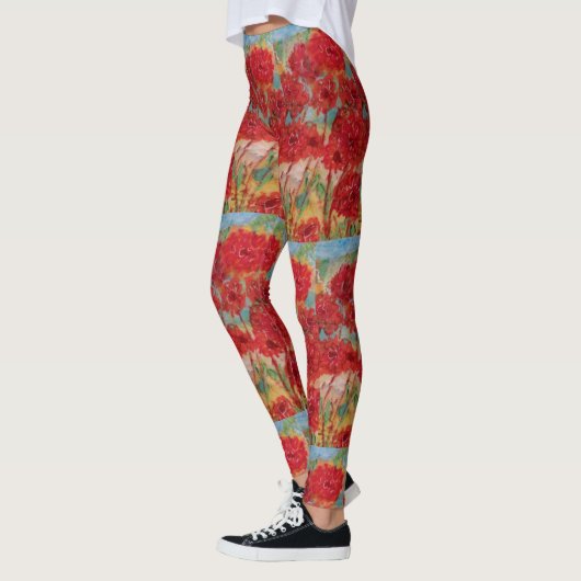 Rode Floral Leggings (Links)