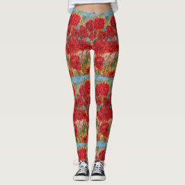 Rode Floral Leggings