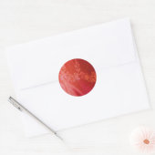 Rode Floral Plain Sticker (Envelop)
