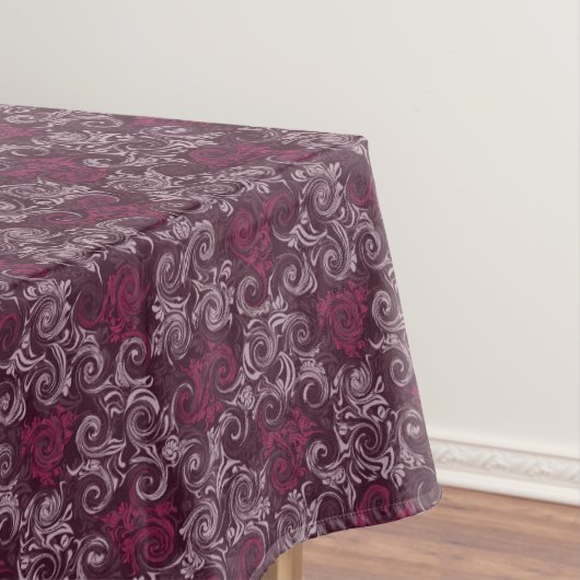 rode Floral-zwemmen Tafelkleed (Voorbeeld)