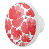 Rode fluitpatroonknoppen en -pullen keramische knop (Rechts)