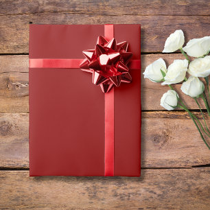 Rode Fluwelen Effen Kleur Klassiek Elegant Cadeaupapier