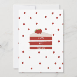 Rode fluwelen verjaardagskaart bedankkaart