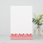Rode fokpaarden briefpapier (Staand voorkant)
