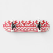 Rode fokpaarden persoonlijk skateboard (Horizontaal)