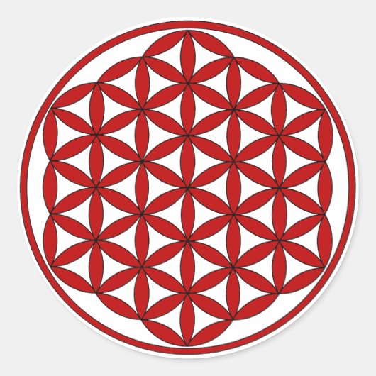 Rode FOL Ronde Sticker (Voorkant)