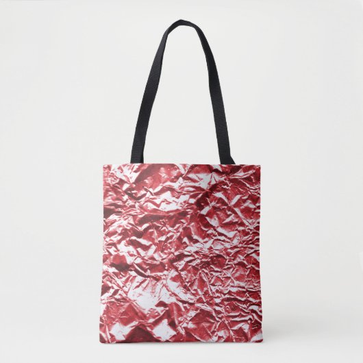 Rode Folie #1 Tote Bag (Voorkant)