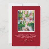 Rode Folie | Valentijn wenst fotokaart Kaart (Achterkant)