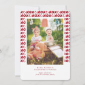 Rode Folie | Valentijn wenst fotokaart Kaart (Voorkant)