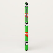 Rode Football Shirten met strippen. Case-Mate iPhone Case (Achterkant/links)