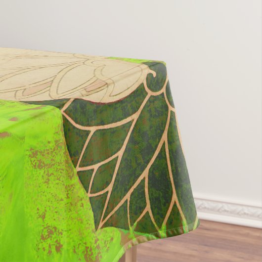 RODE FOX VAN DE GROENE LEAVES EN FOLIAGE TAFELKLEED (Voorbeeld)