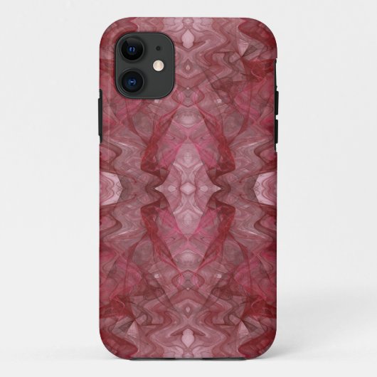 Rode Fractal iPhone 5 Custom Case-Mate ID Case (Achterkant)