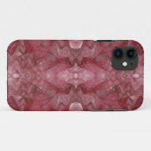 Rode Fractal iPhone 5 Custom Case-Mate ID Case (Achterkant (horizontaal))