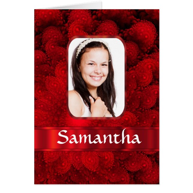 Rode fractale fotogrens (Voorkant)