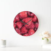 rode frambozen, vers grote klok (Huis)