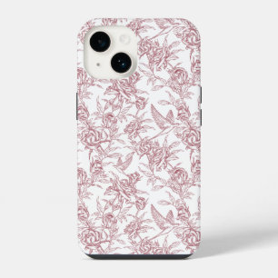 Rode Franse Toile iPhone 14 Hoesje