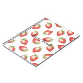 Rode Fruit Aardbeien Notitieboek (Linkerzijde)