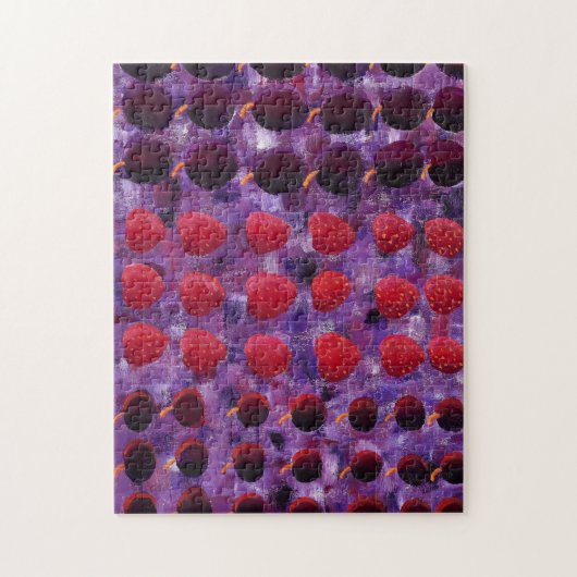 Rode Fruit Schilderij Legpuzzel (Verticaal)