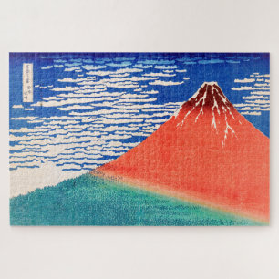 Rode Fuji Hokusai Legpuzzel