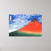Rode Fuji Hokusai Ukiyo-e Japanse kunst Canvas Afdruk (Voorkant)