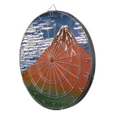 Rode Fuji, ook bekend als Fujiyama vulkaan Katsush Dartbord (Voorkant Rechts)
